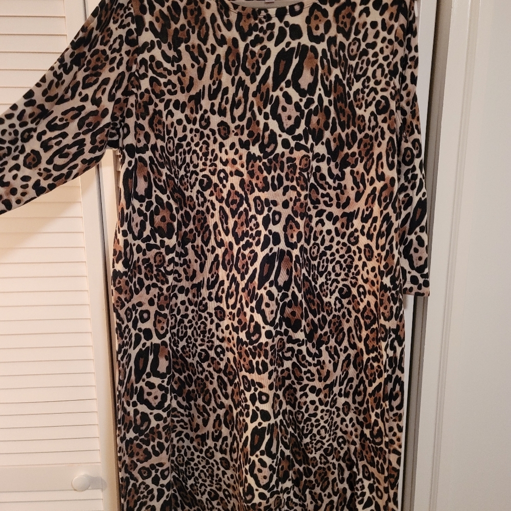 Avenue VIP Knits quarter sleeve midi dress/tunic 22/24